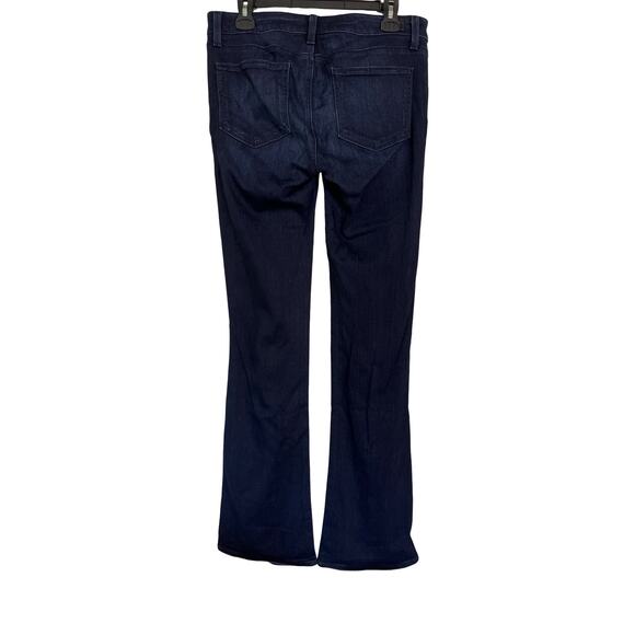 Paige Manhattan Bootcut Jeans Mirabelle Wash Dark Denim Women’s 31 Made USA - Picture 5 of 9